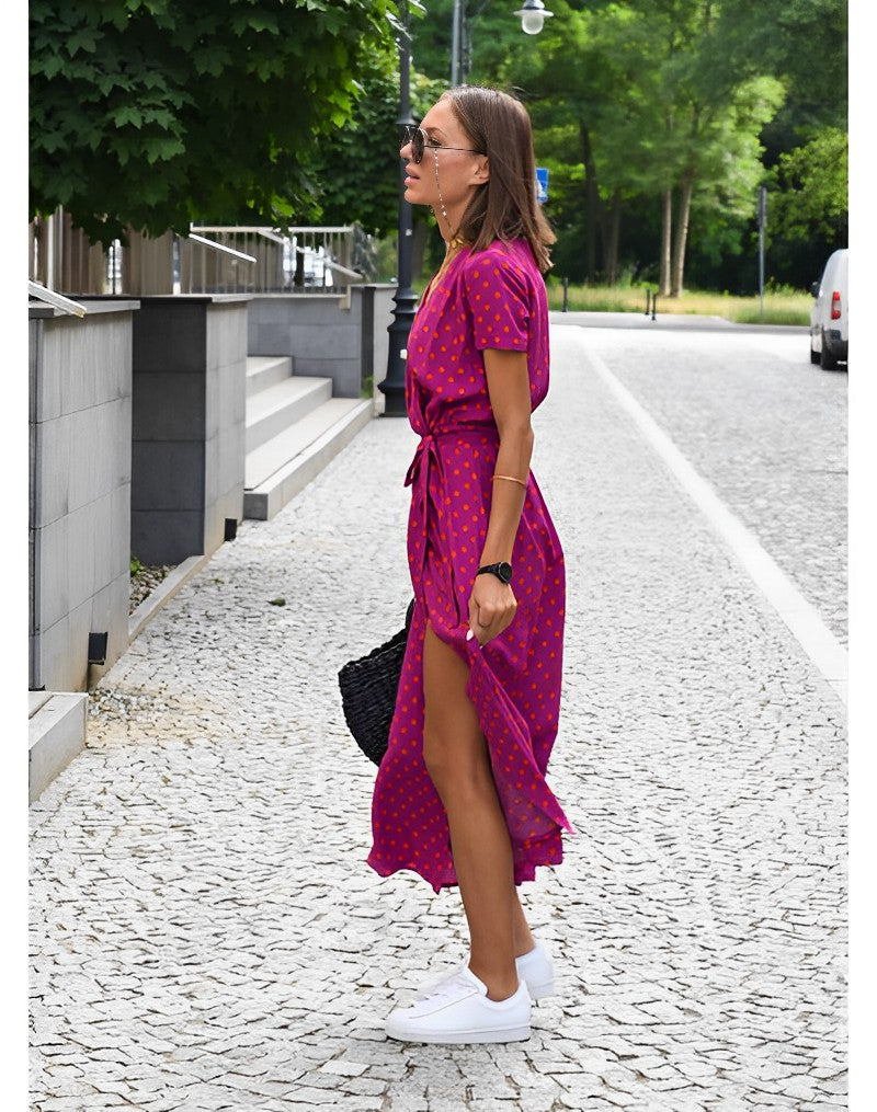 Lara · Vestido corto floral – Silvia Morel