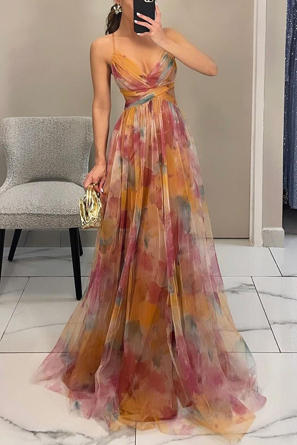 Alba · Vestido largo floral – Silvia Morel