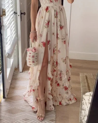 Selma · Vestido de flores elegante – Silvia Morel