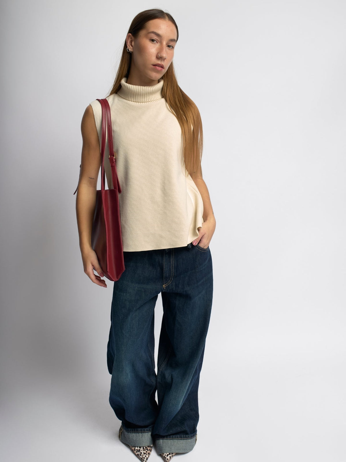 Ivette · Bolso de hombro minimalista – Silvia Morel