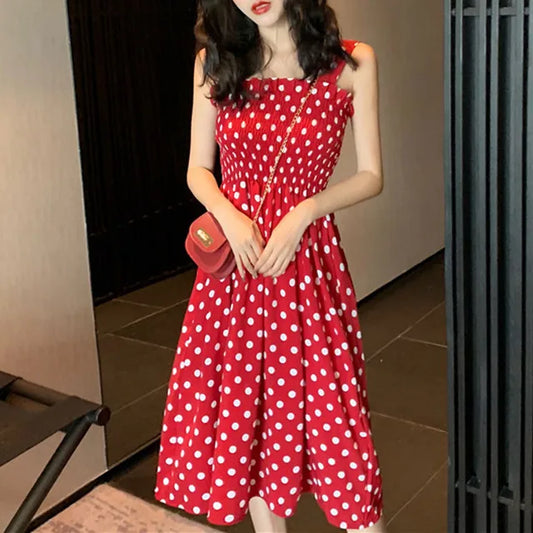 Milena · Vestido de lunares de verano – Silvia Morel