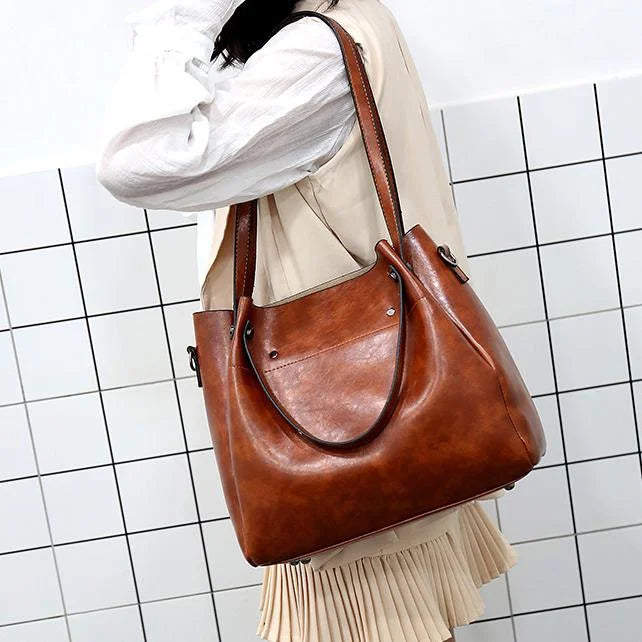 Claudia · Set de bolsos retro de cuatro piezas – Silvia Morel