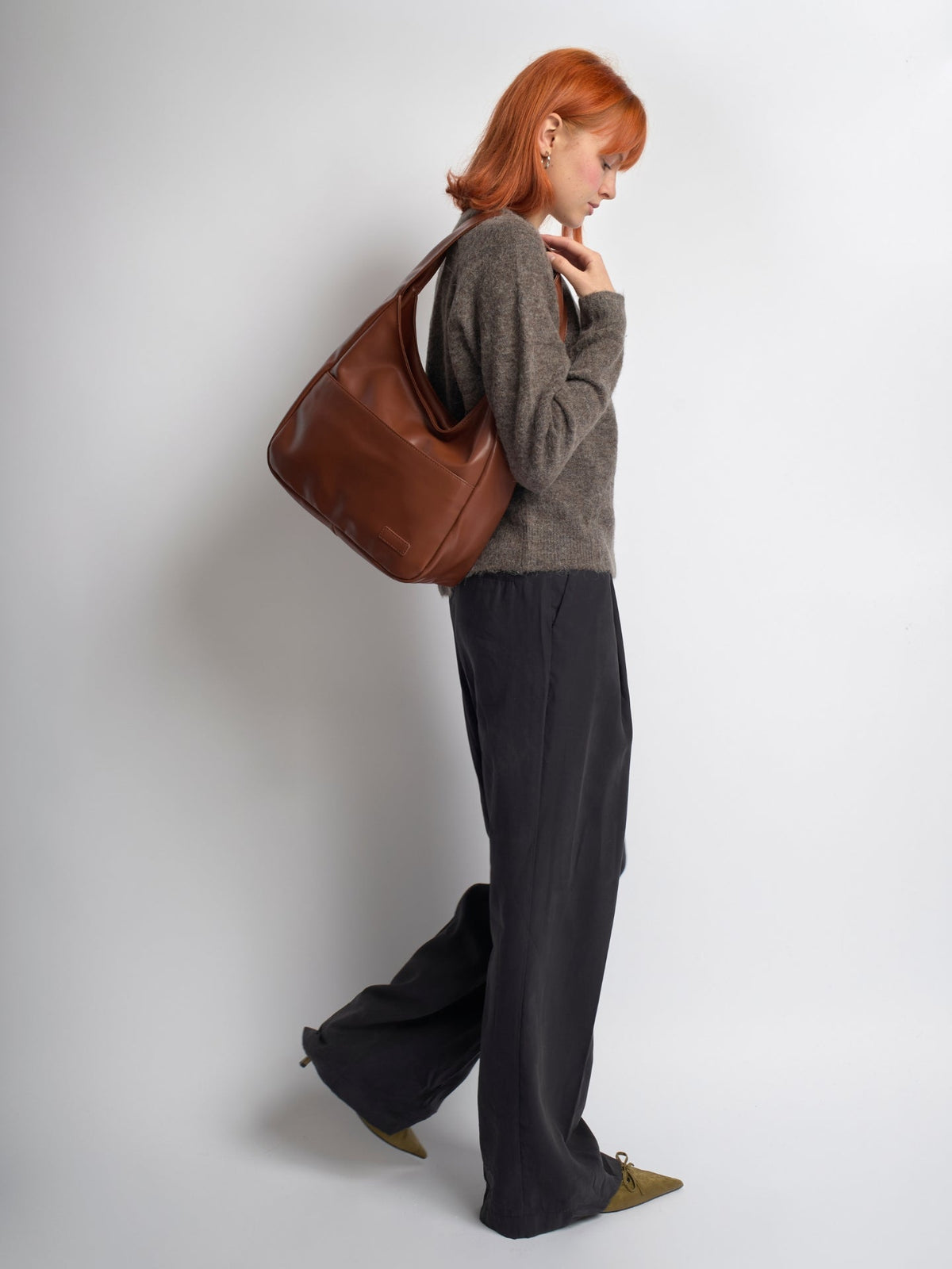 Mónica · Bolso de diario de piel vegana – Silvia Morel