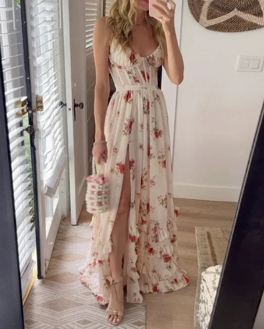 Selma · Vestido de flores elegante – Silvia Morel