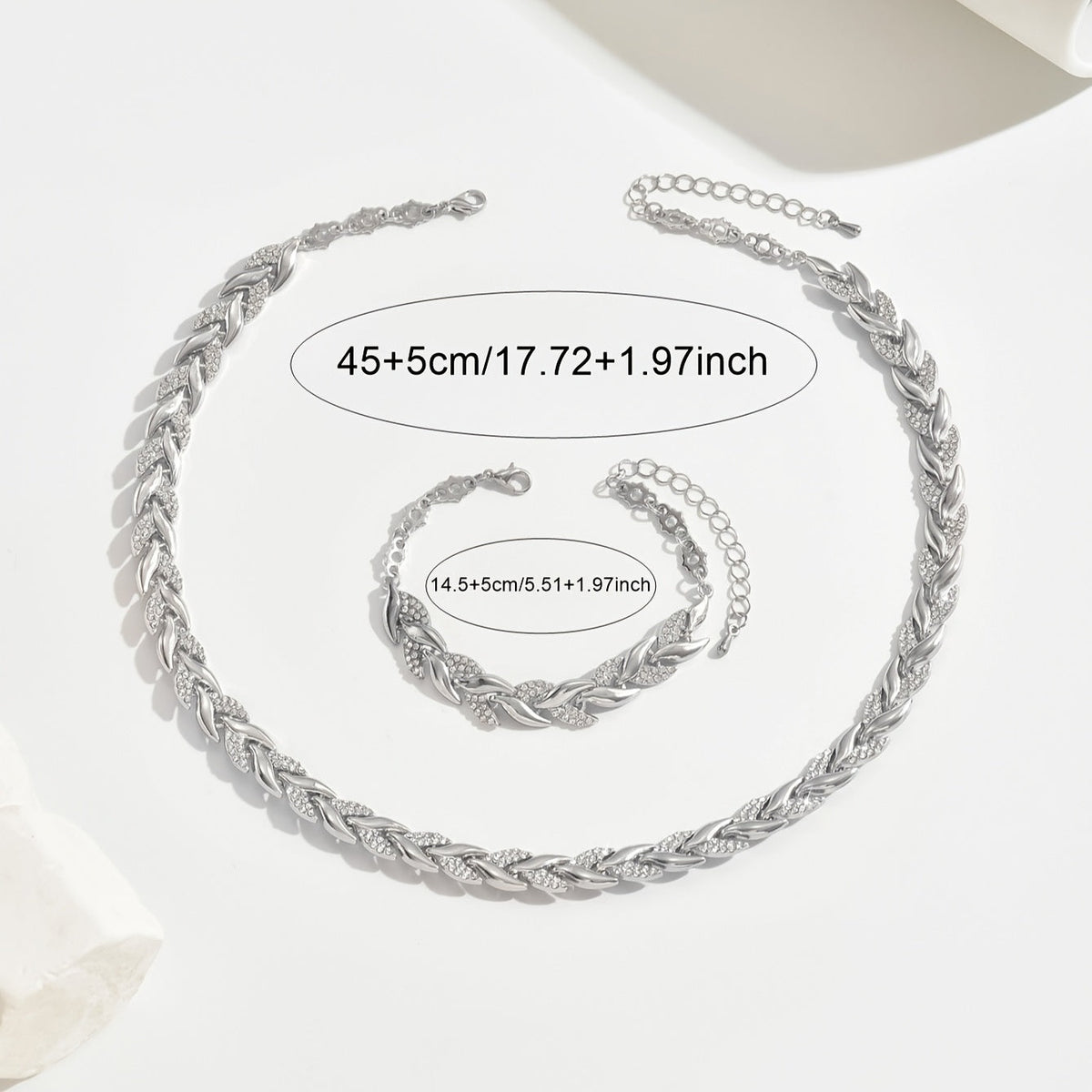 Clío · Conjunto de collar y pulsera – Silvia Morel