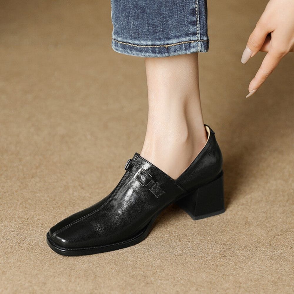 Leonor · Zapatos de salón con hebilla – Silvia Morel