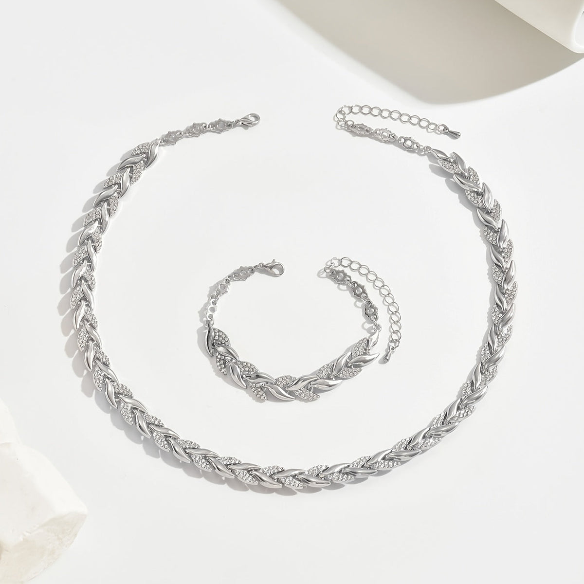 Clío · Conjunto de collar y pulsera – Silvia Morel