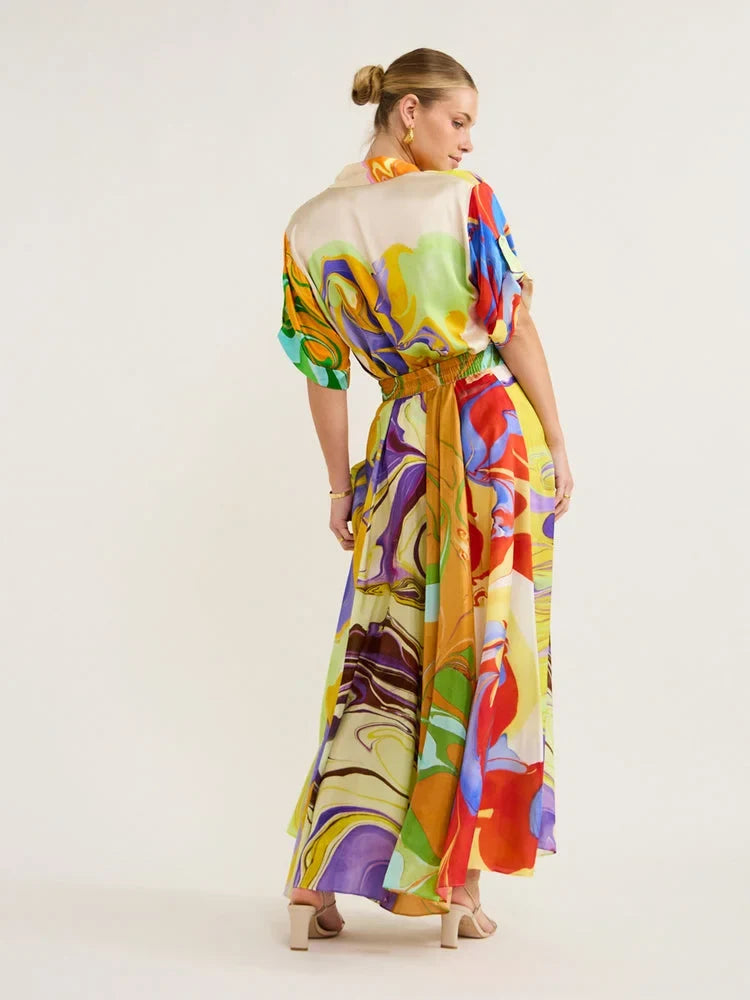 Olga · Conjunto de camisa y vestido – Silvia Morel