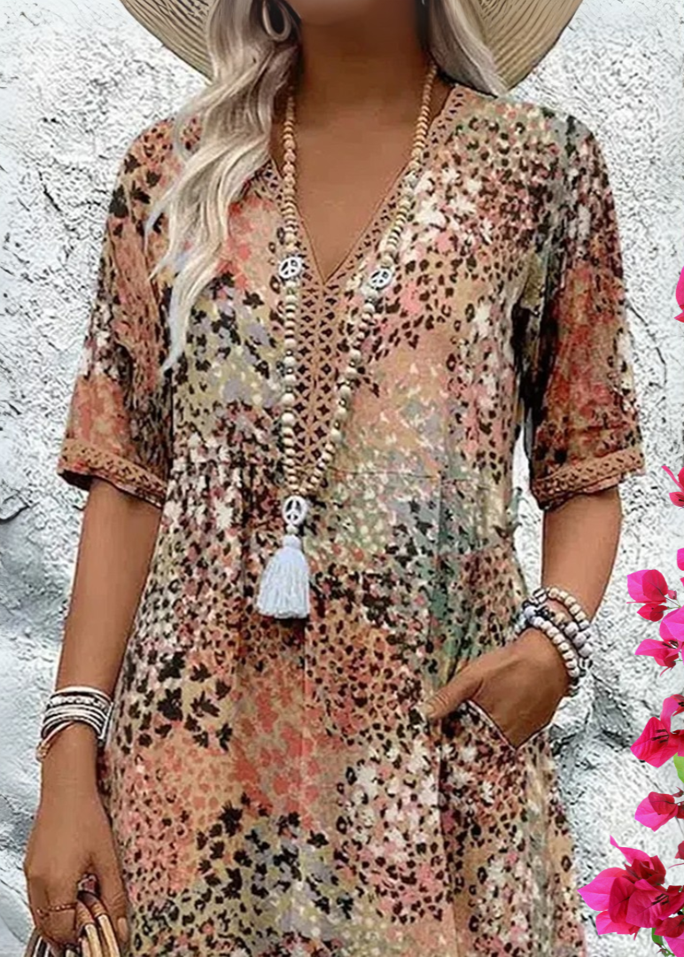 Otilia · Vestido fluido radiante – Silvia Morel