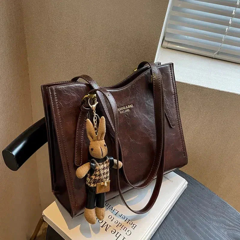 Marcela · Bolso de hombro vintage con llavero – Silvia Morel