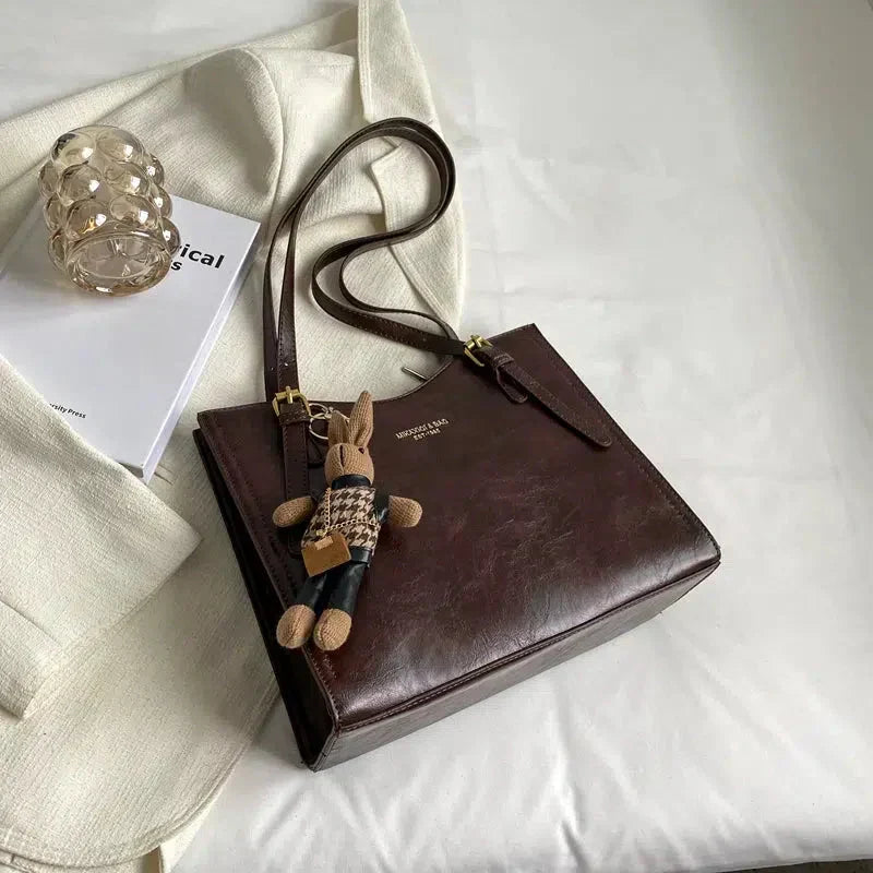 Marcela · Bolso de hombro vintage con llavero – Silvia Morel