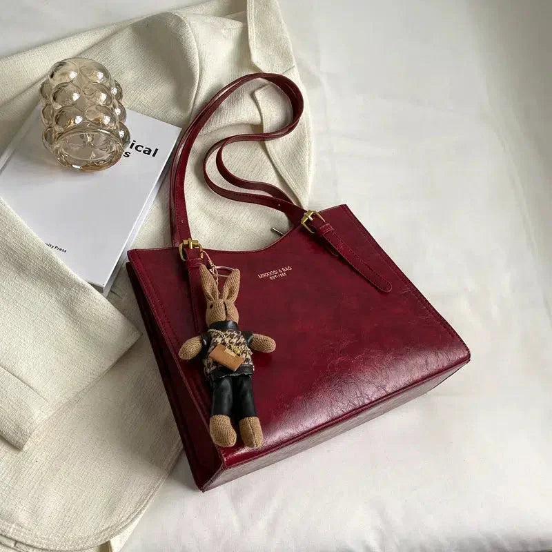 Marcela · Bolso de hombro vintage con llavero – Silvia Morel