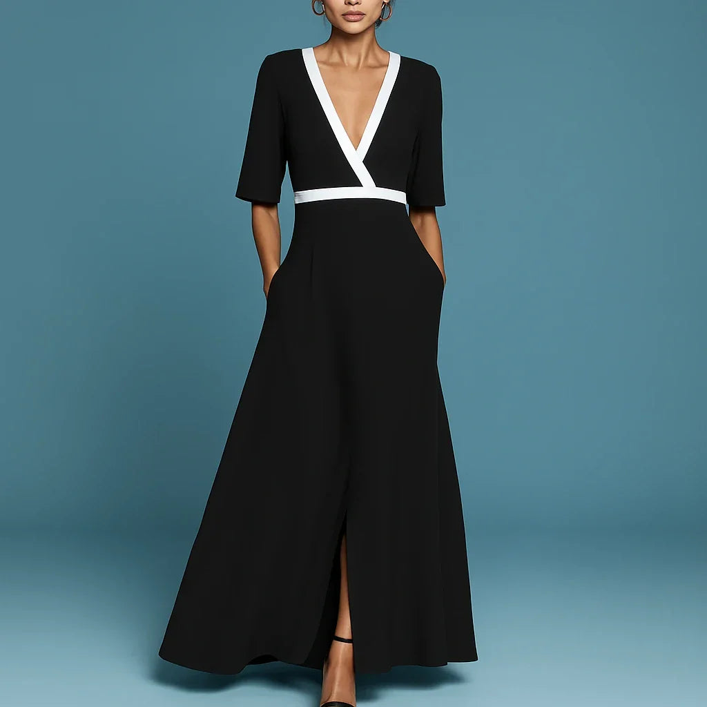Lola · Vestido largo estampado – Silvia Morel