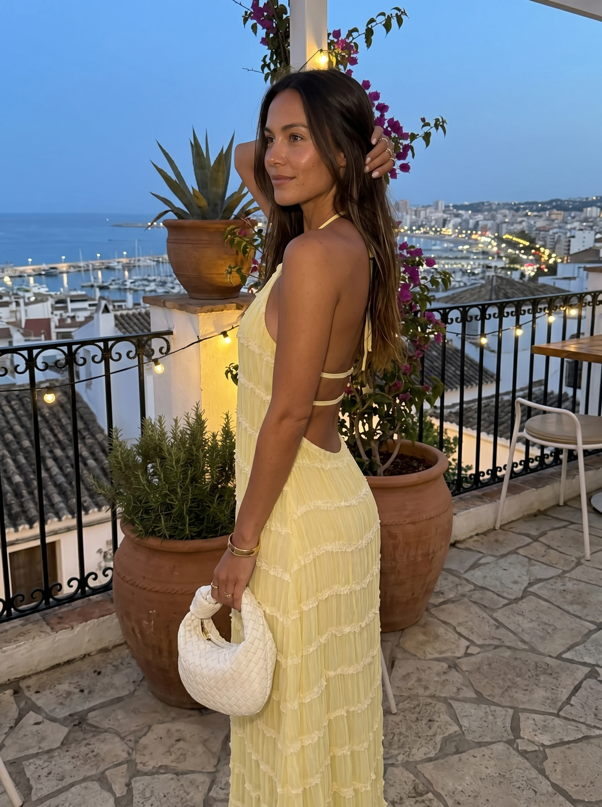 Maritza · Vestido largo halter de verano – Silvia Morel