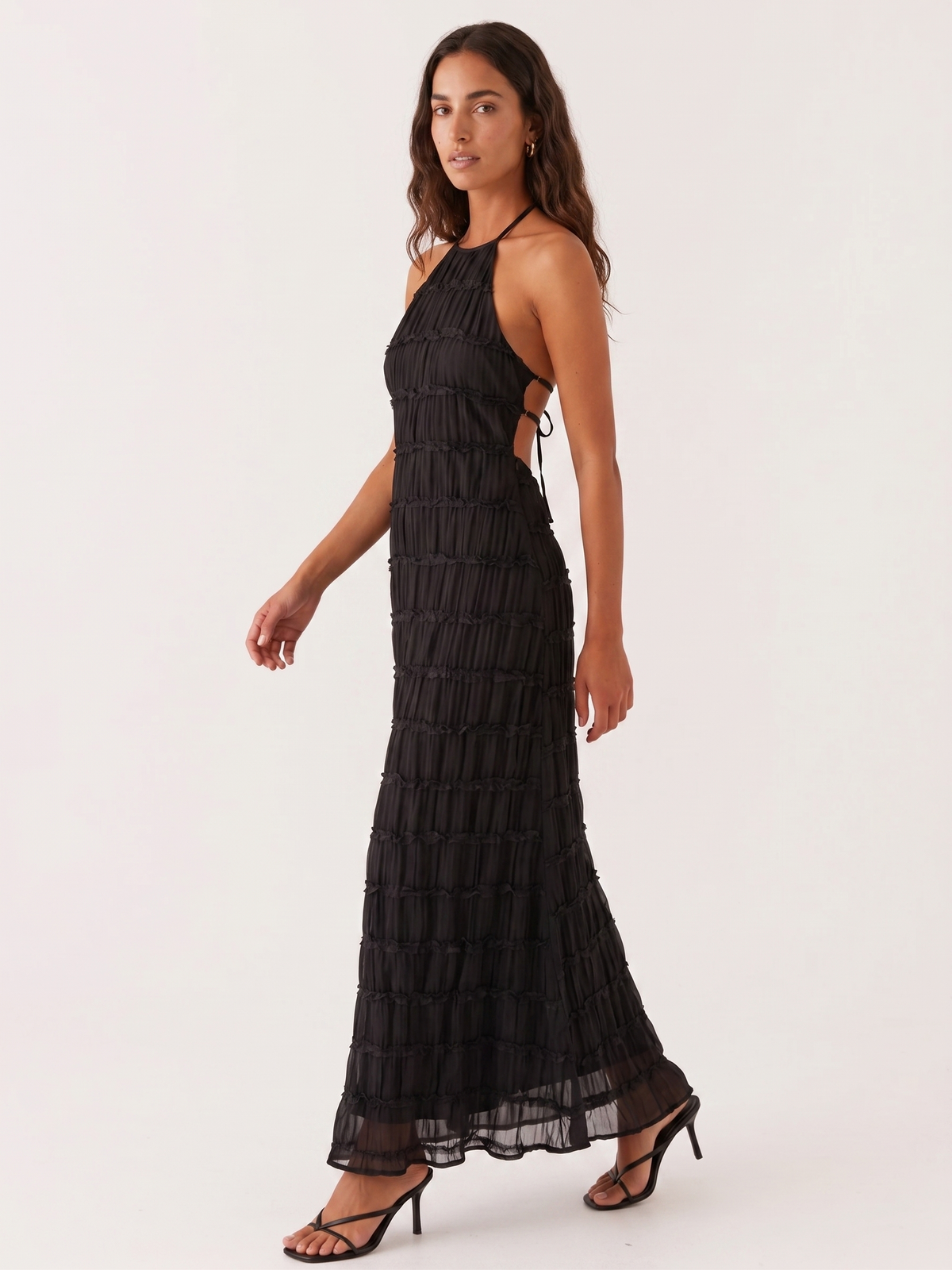 Maritza · Vestido largo halter de verano – Silvia Morel
