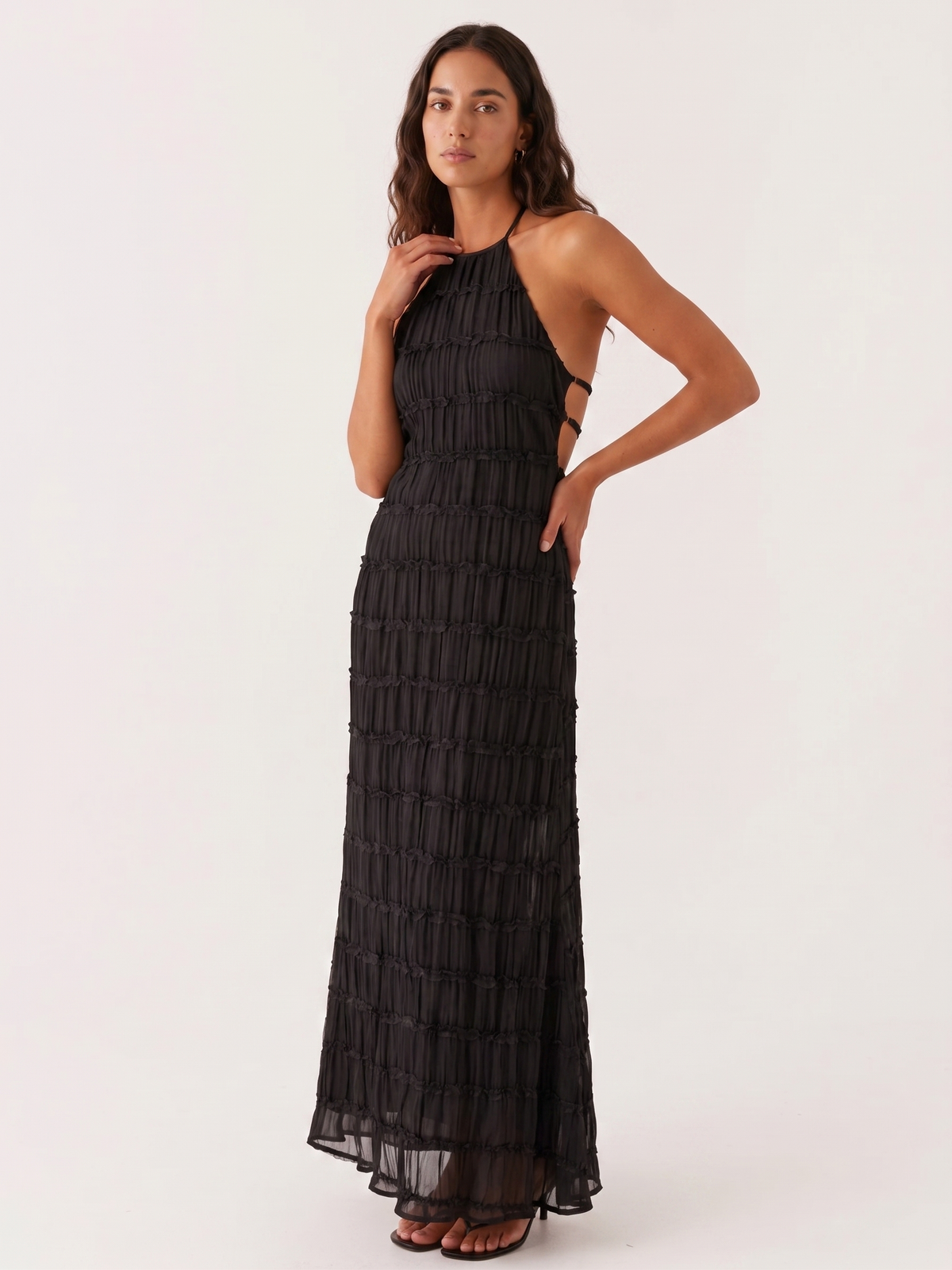Maritza · Vestido largo halter de verano – Silvia Morel
