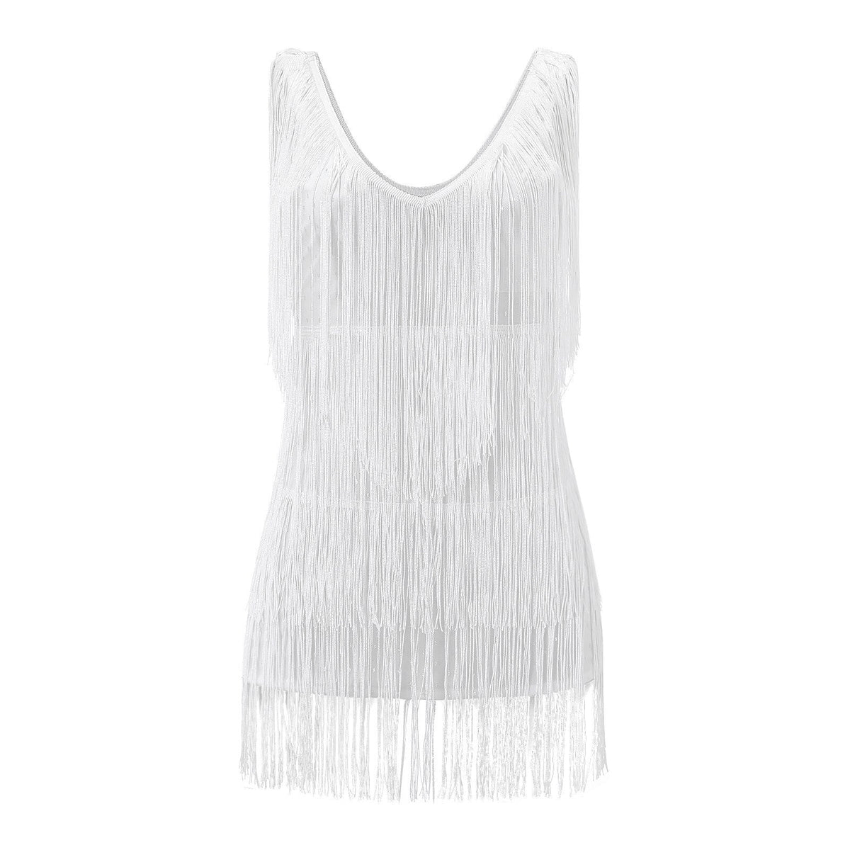 Dafne · Vestido con borlas – Silvia Morel