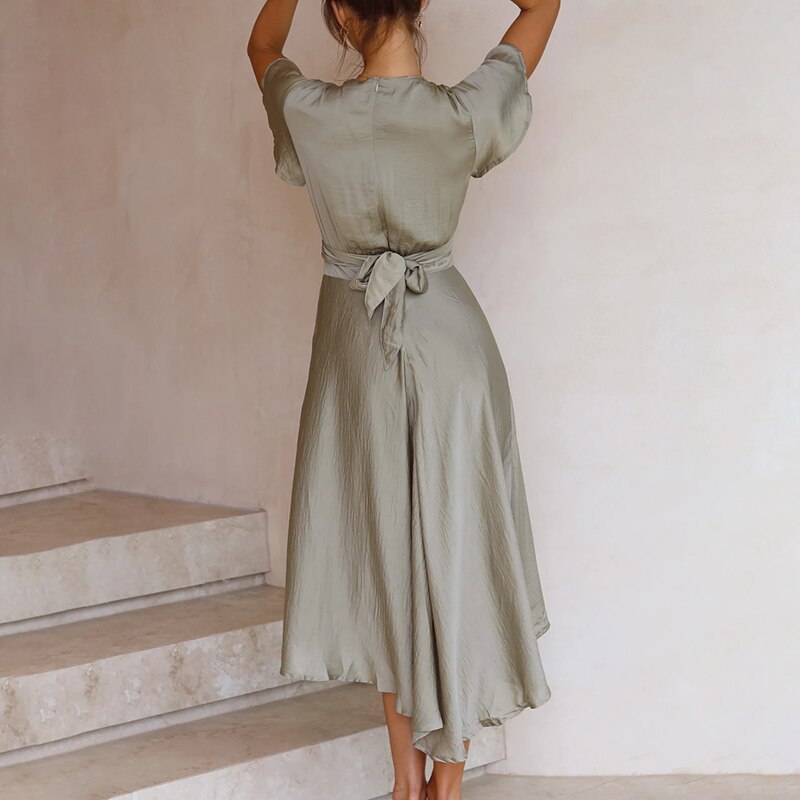 Leila · Vestido corte imperio – Silvia Morel