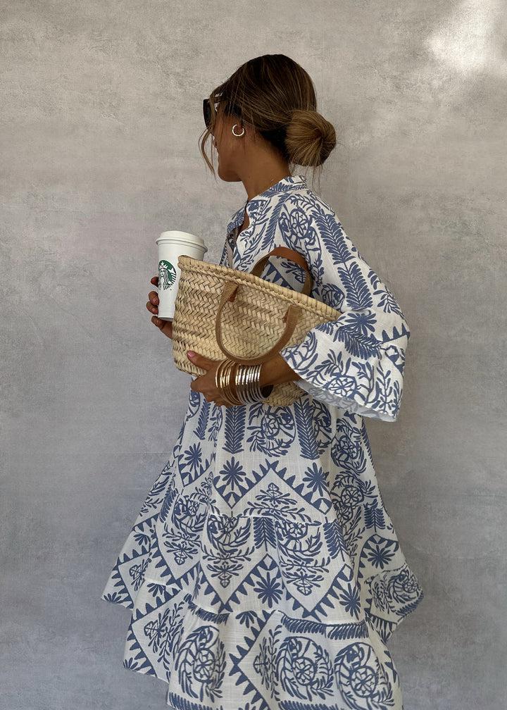 Nina · Vestido casual azul de verano – Silvia Morel