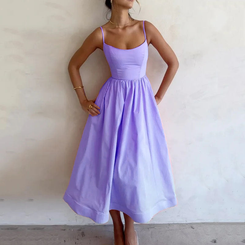 Fedra · Vestido romántico versátil – Silvia Morel