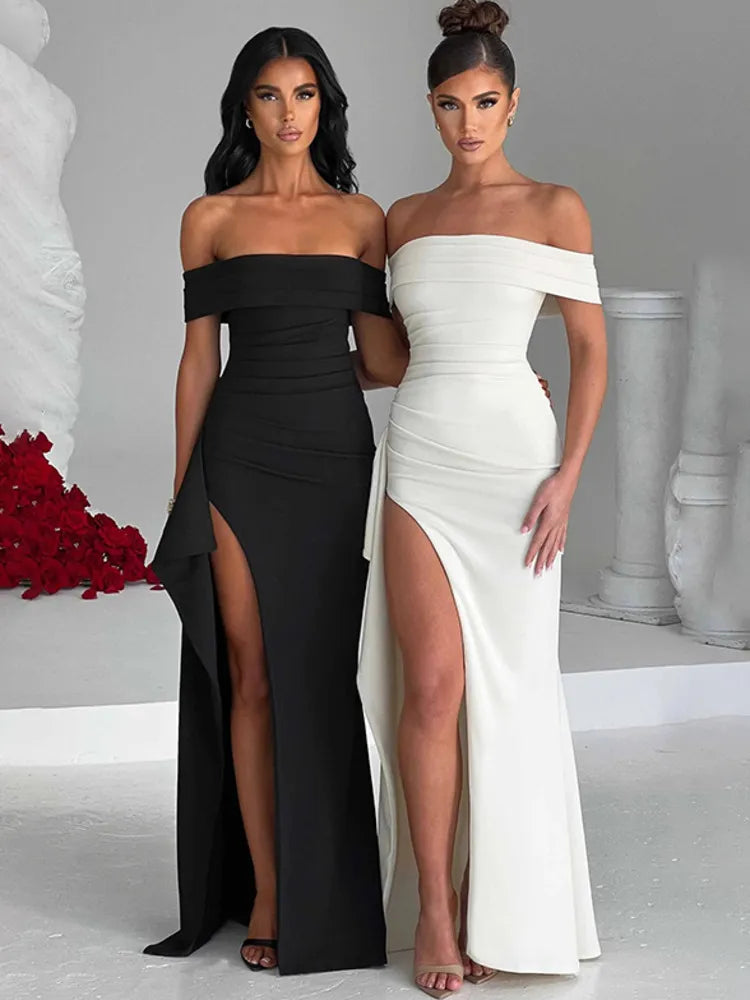 Juliana · Vestido de hombros descubiertos – Silvia Morel