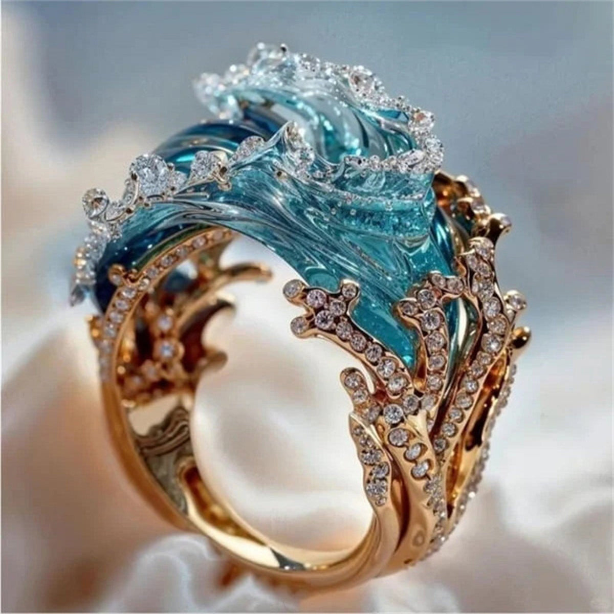 Tempestad · Anillo de inspiración oceánica – Silvia Morel