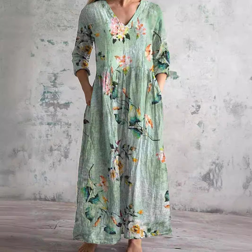 Filipa · Vestido floral favorecedor – Silvia Morel