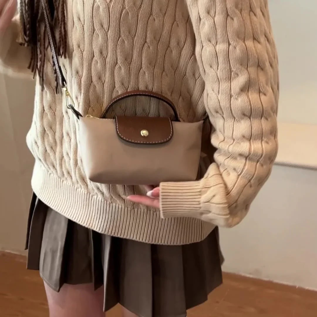 Mariela · Minibolso con correa de piel vegana – Silvia Morel