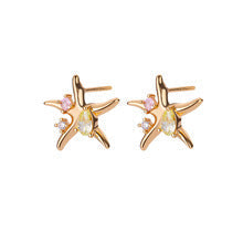 Estrellamar · Pendientes de estrella de mar – Silvia Morel