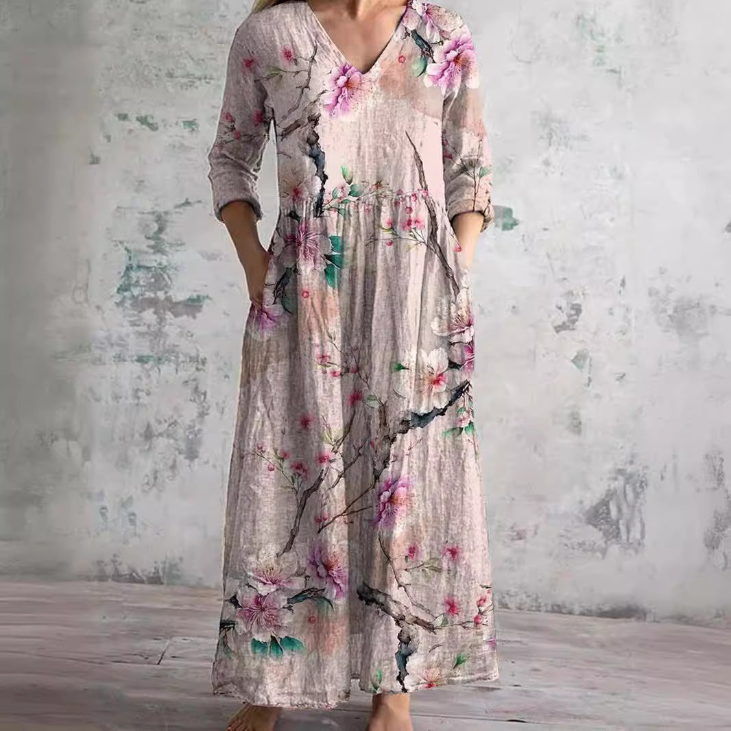 Filipa · Vestido floral favorecedor – Silvia Morel