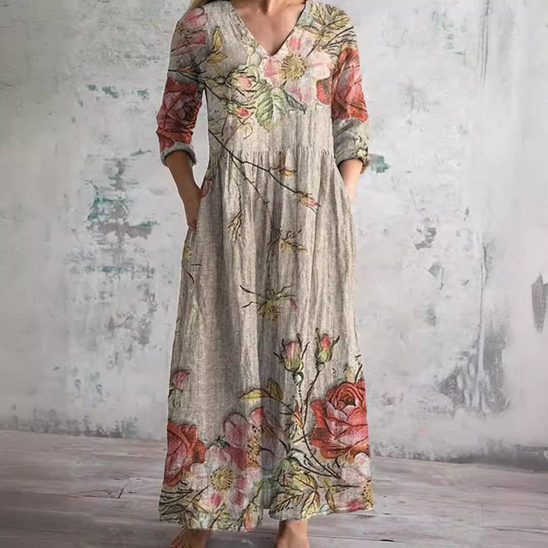 Filipa · Vestido floral favorecedor – Silvia Morel