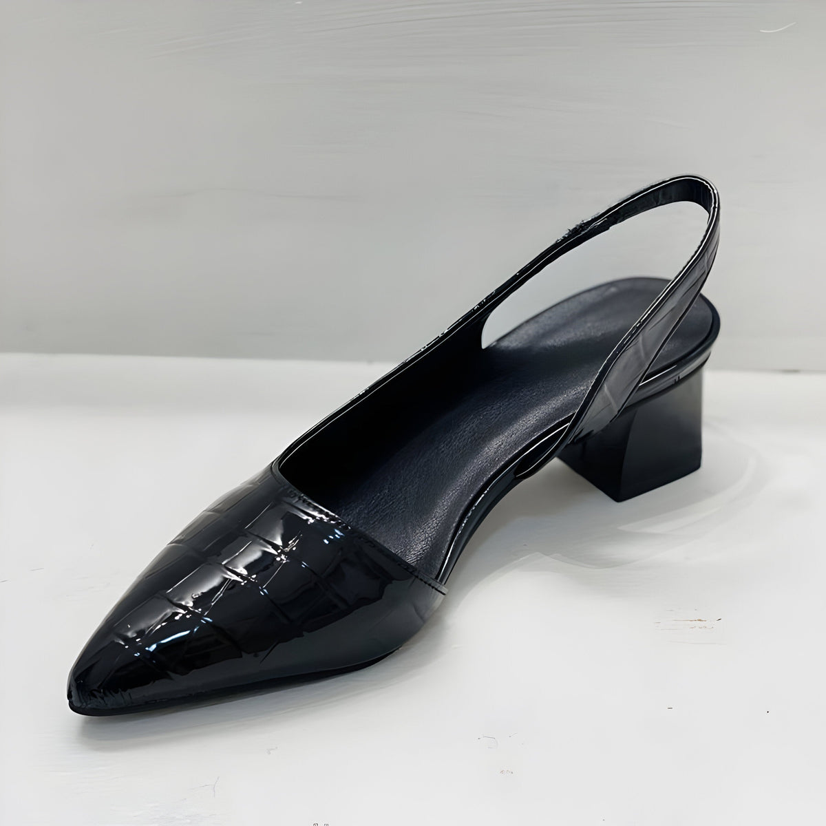Patricia · Zapatos de tacón con puntera amplia – Silvia Morel