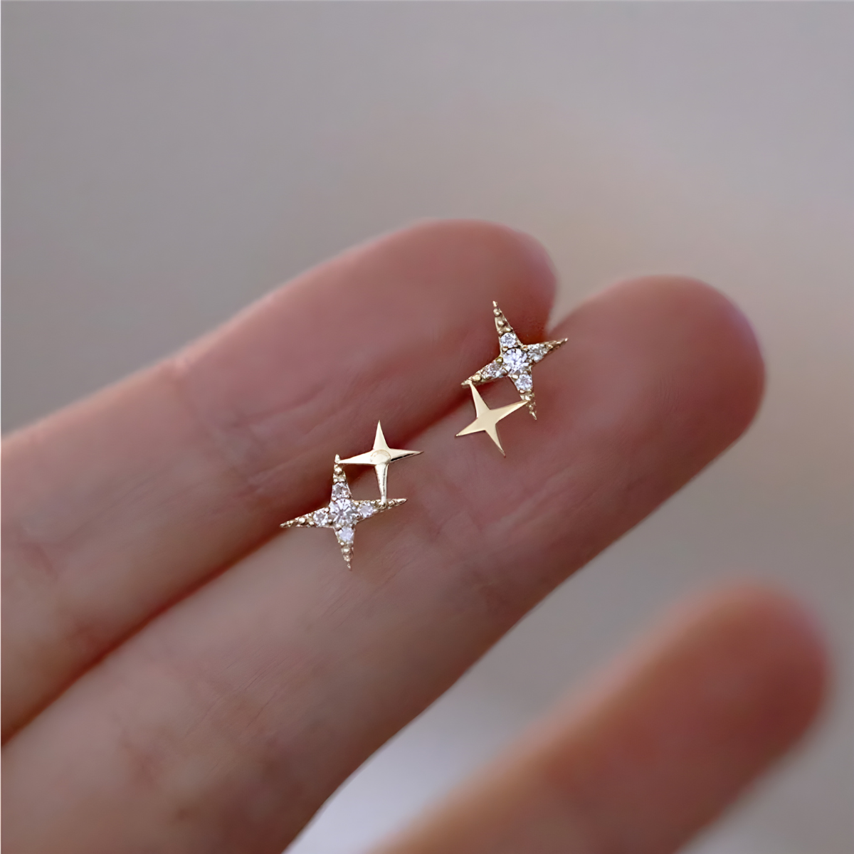 Estela · Pendientes de estrellas – Silvia Morel