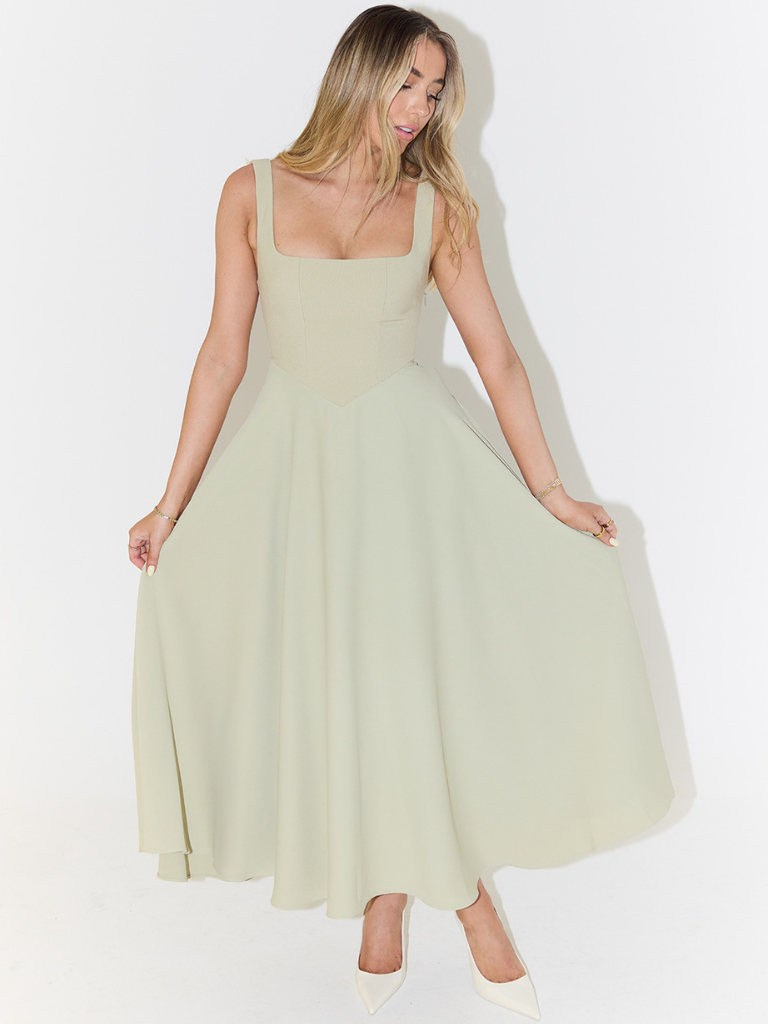 Josefa · Vestido de hombros descubiertos – Silvia Morel