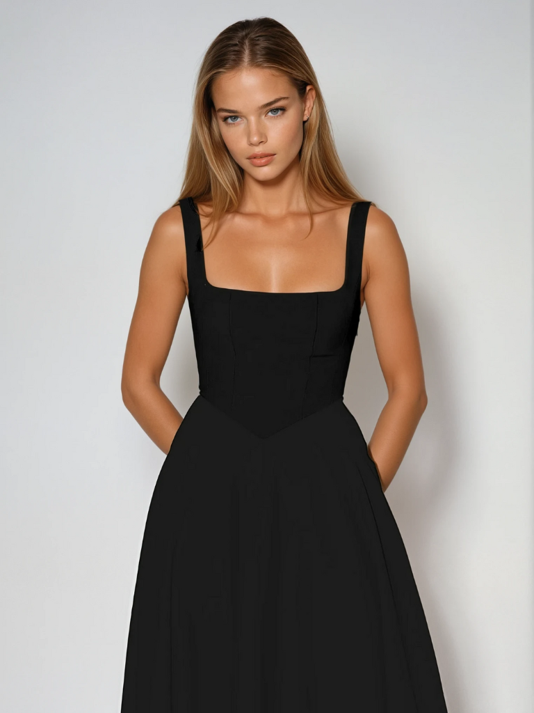 Josefa · Vestido de hombros descubiertos – Silvia Morel