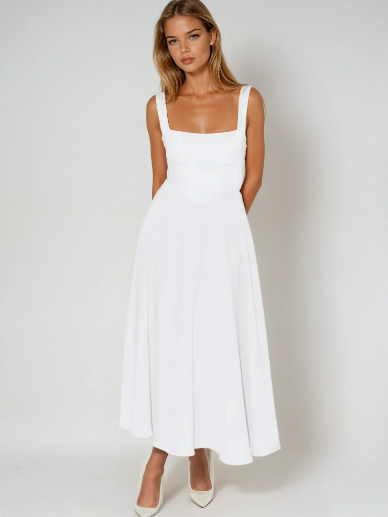 Josefa · Vestido de hombros descubiertos – Silvia Morel