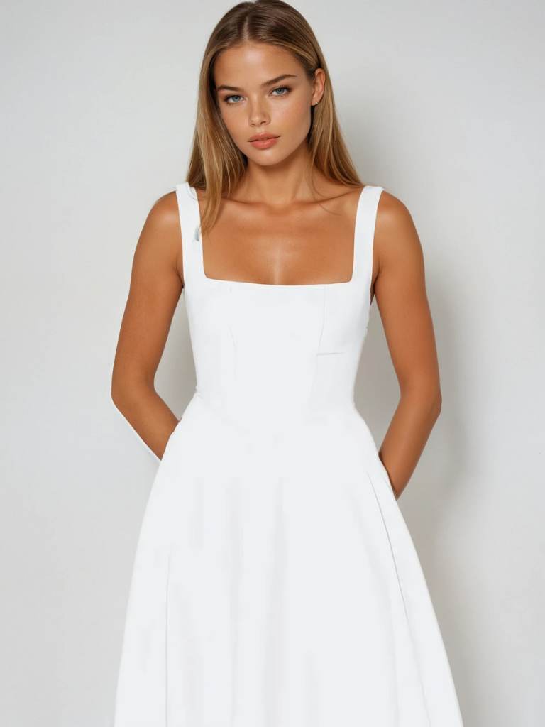 Josefa · Vestido de hombros descubiertos – Silvia Morel