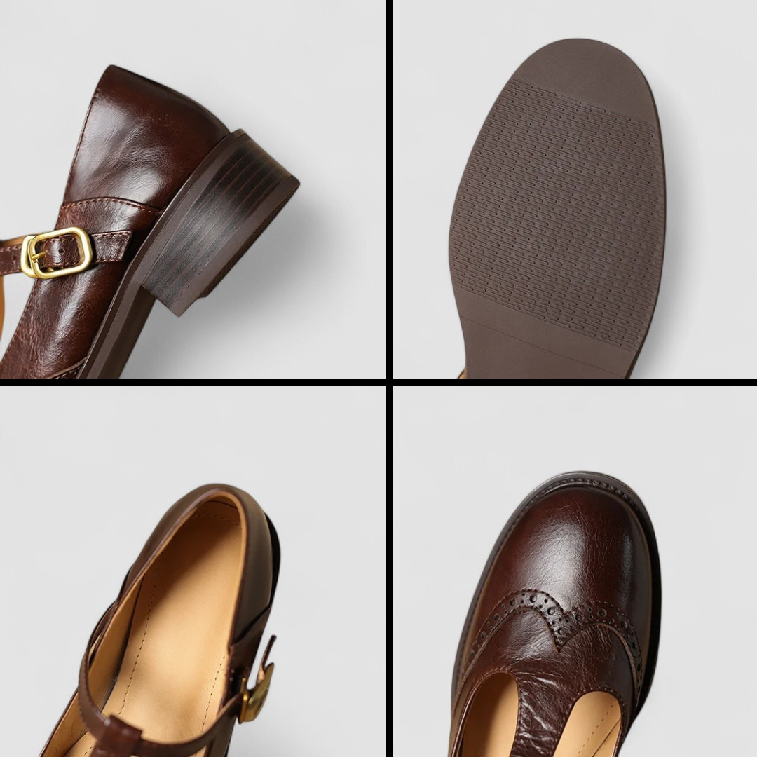 Yolanda · Zapatos Mary Jane con tira en T – Silvia Morel