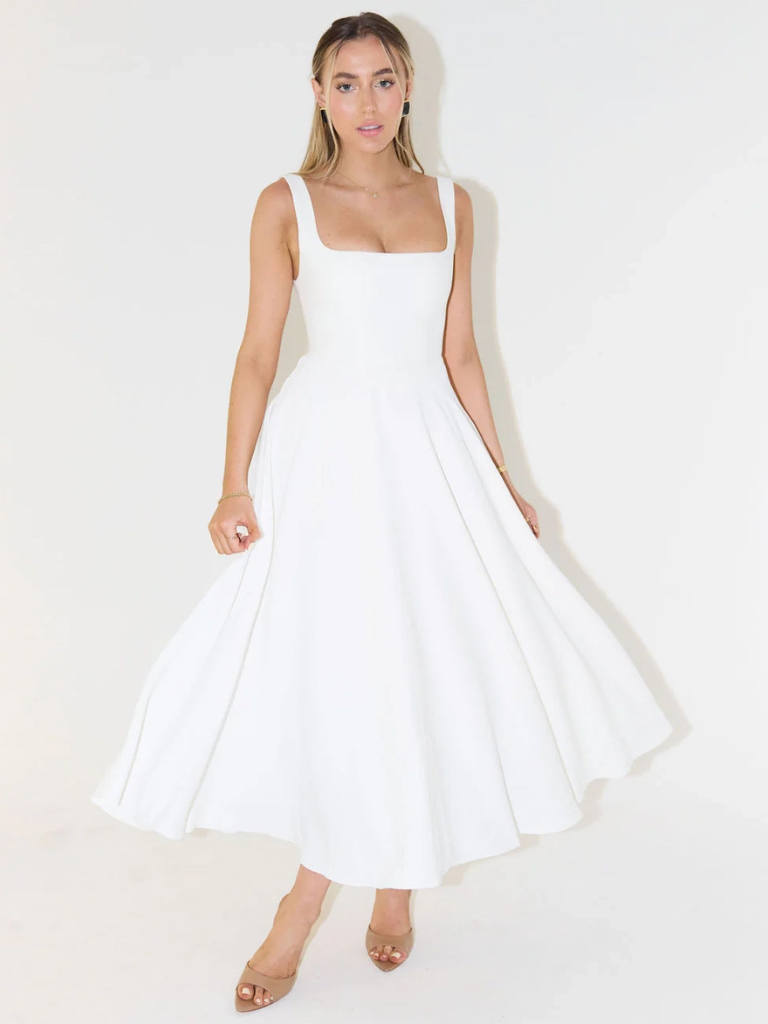 Josefa · Vestido de hombros descubiertos – Silvia Morel