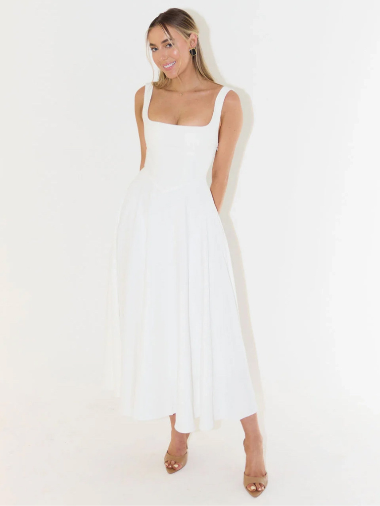 Josefa · Vestido de hombros descubiertos – Silvia Morel