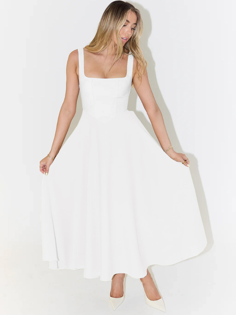 Josefa · Vestido de hombros descubiertos – Silvia Morel