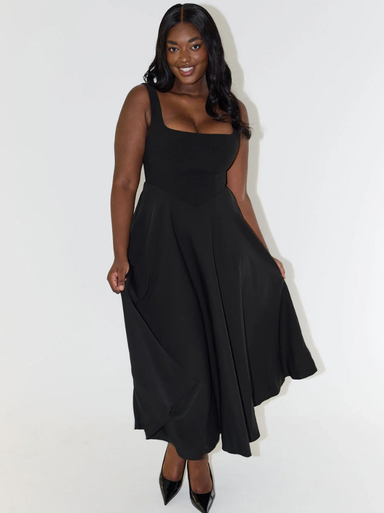 Josefa · Vestido de hombros descubiertos – Silvia Morel