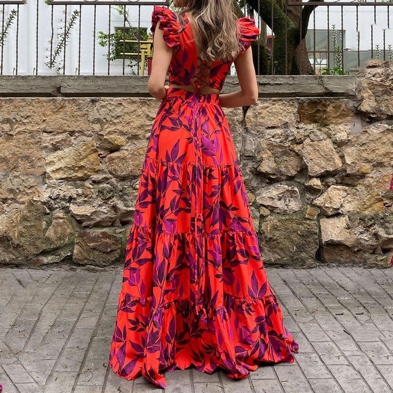 Sofía · Vestido largo floral versátil – Silvia Morel