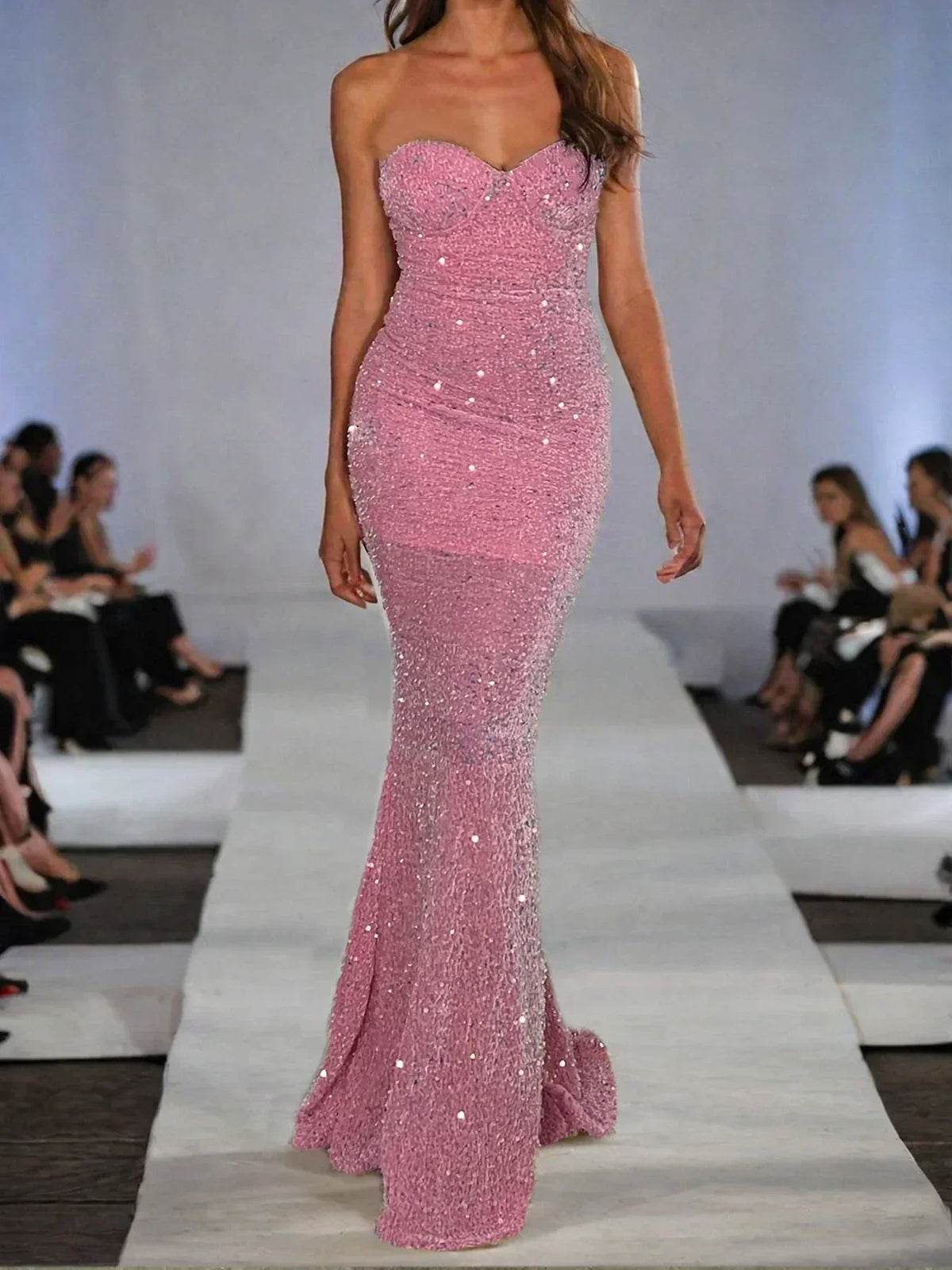 Penélope · Vestido con brillo – Silvia Morel