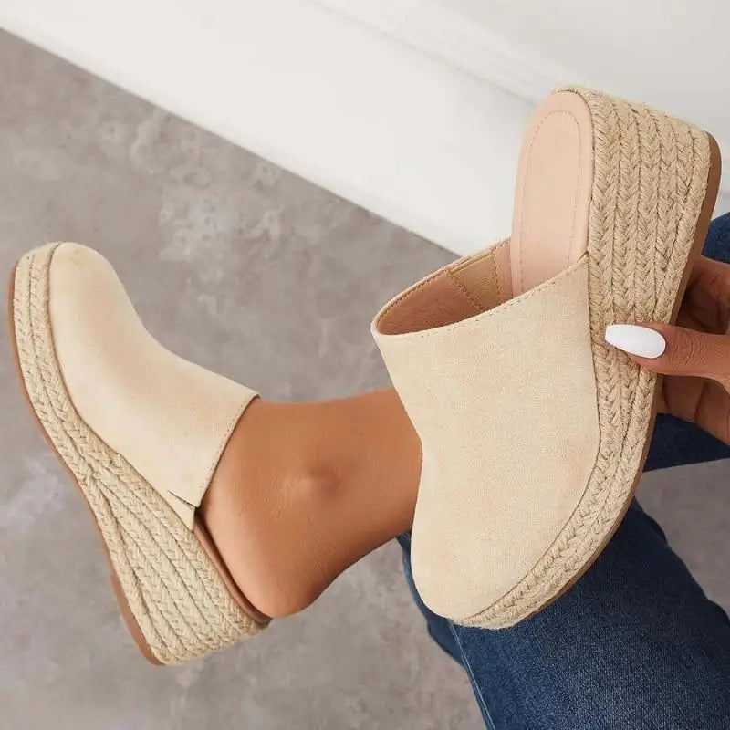 Ayelén · Sandalias con suela de corcho – Silvia Morel