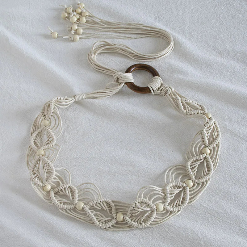 Trenza · Cinturón trenzado bohemio – Silvia Morel