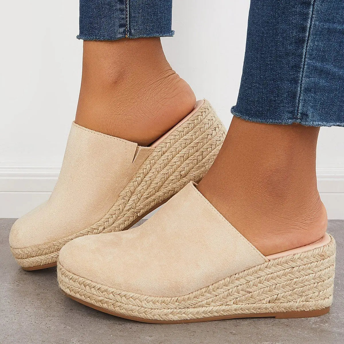 Ayelén · Sandalias con suela de corcho – Silvia Morel
