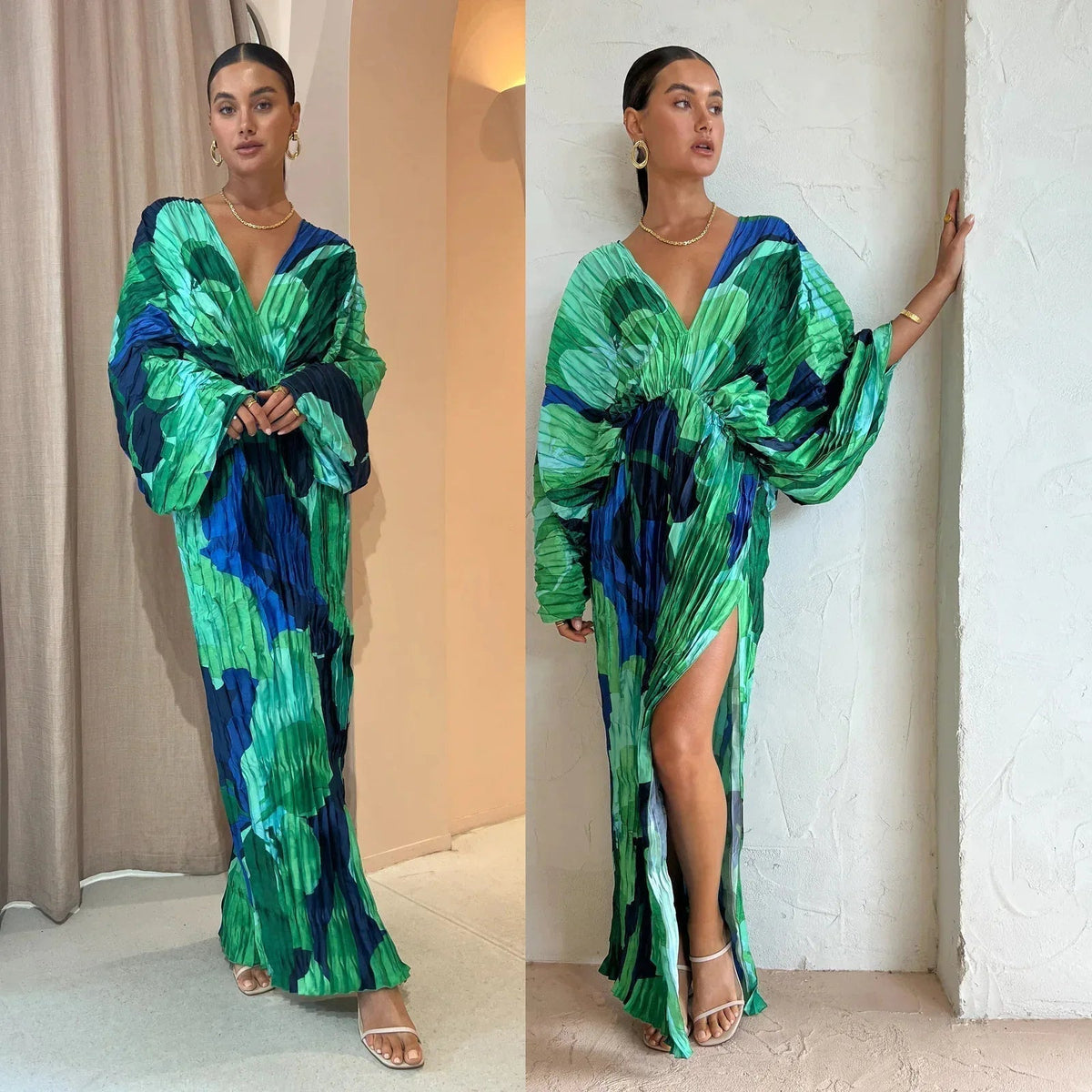 Belinda · Vestido plisado elegante – Silvia Morel