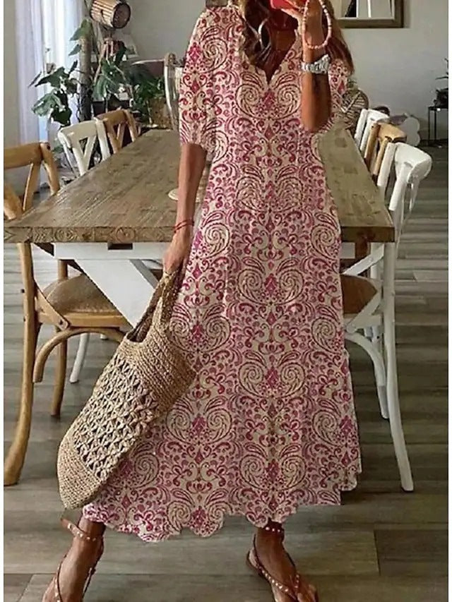 Blanca · Vestido largo con volantes – Silvia Morel