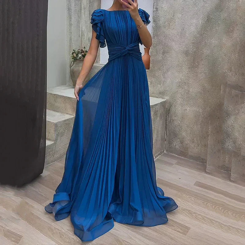 Nerea · Vestido de fiesta plisado – Silvia Morel